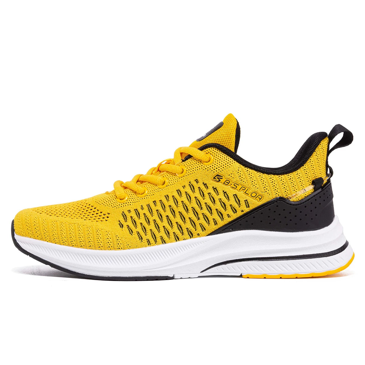 Basket orthopédique homme à semelle massante, jaune