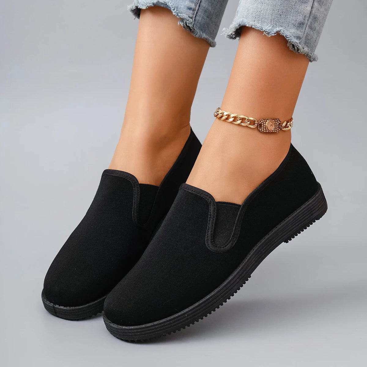 Chausson orthopédique femme à enfiler, confort et souplesse Image