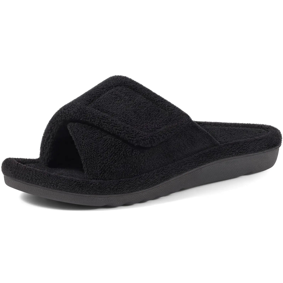 Chausson orthopédique femme pour fasciite plantaire, noir Image