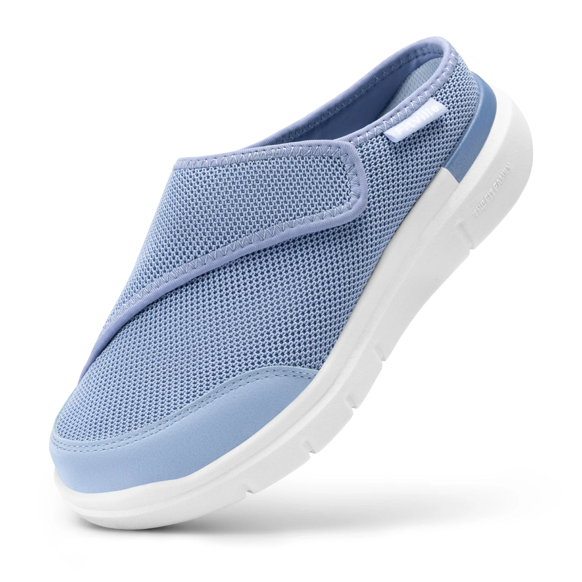 Chausson orthopédique femme pieds larges, bleu