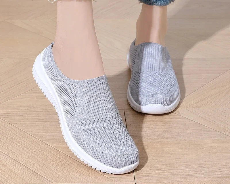 Chausson orthopédique femme à talon ouvert, confort et légèreté