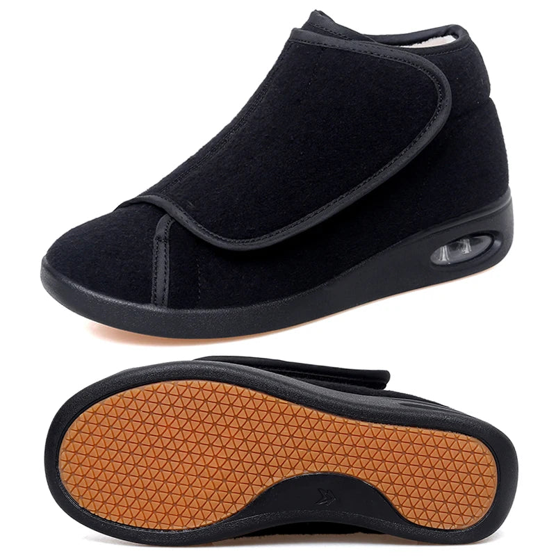 Chausson orthopédique pied diabétique femme, hallux valgus et pieds gonflés