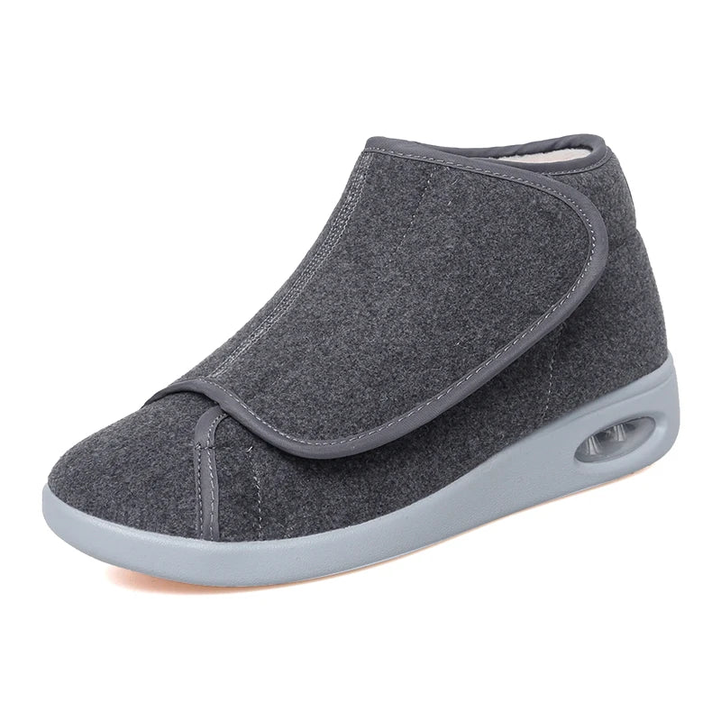 Chausson orthopédique pied diabétique femme, hallux valgus et pieds gonflés