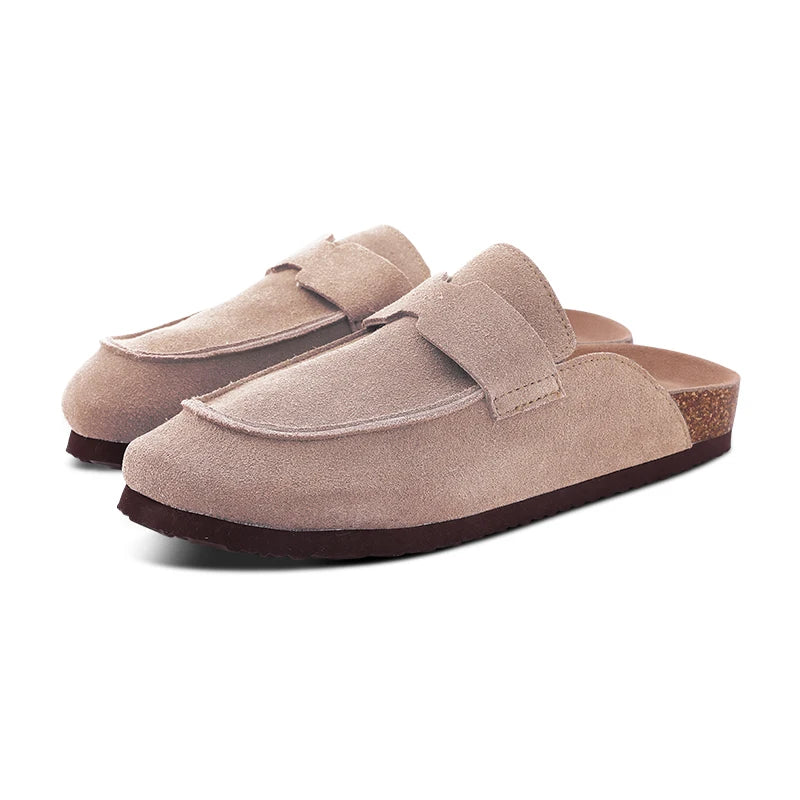 Mule orthopédique femme en daim, rose Image