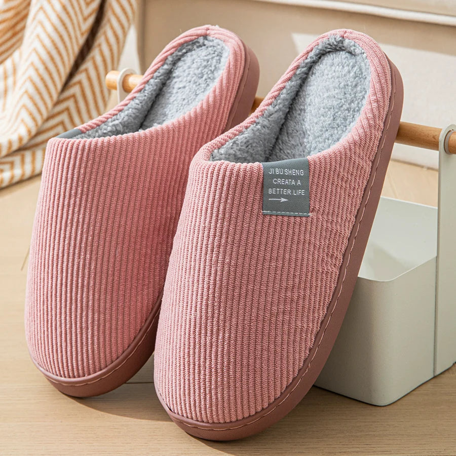 Pantoufle orthopédique femme semelle épaisse, rose