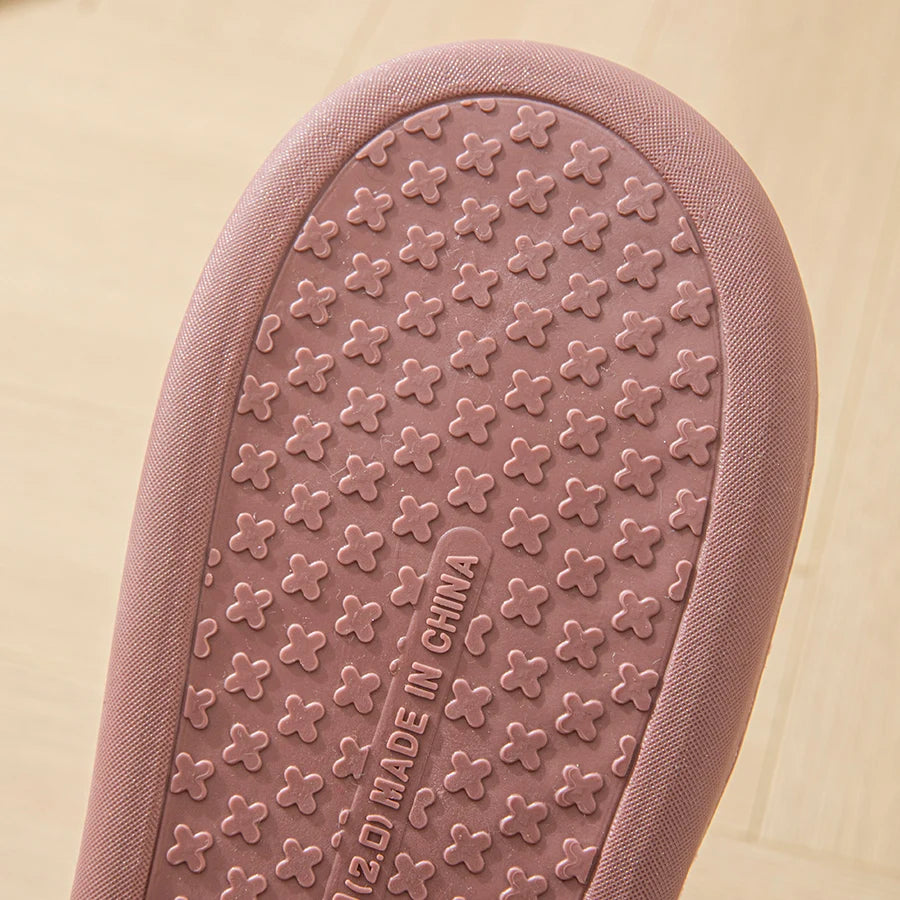 Pantoufle orthopédique femme semelle épaisse, confort hiver