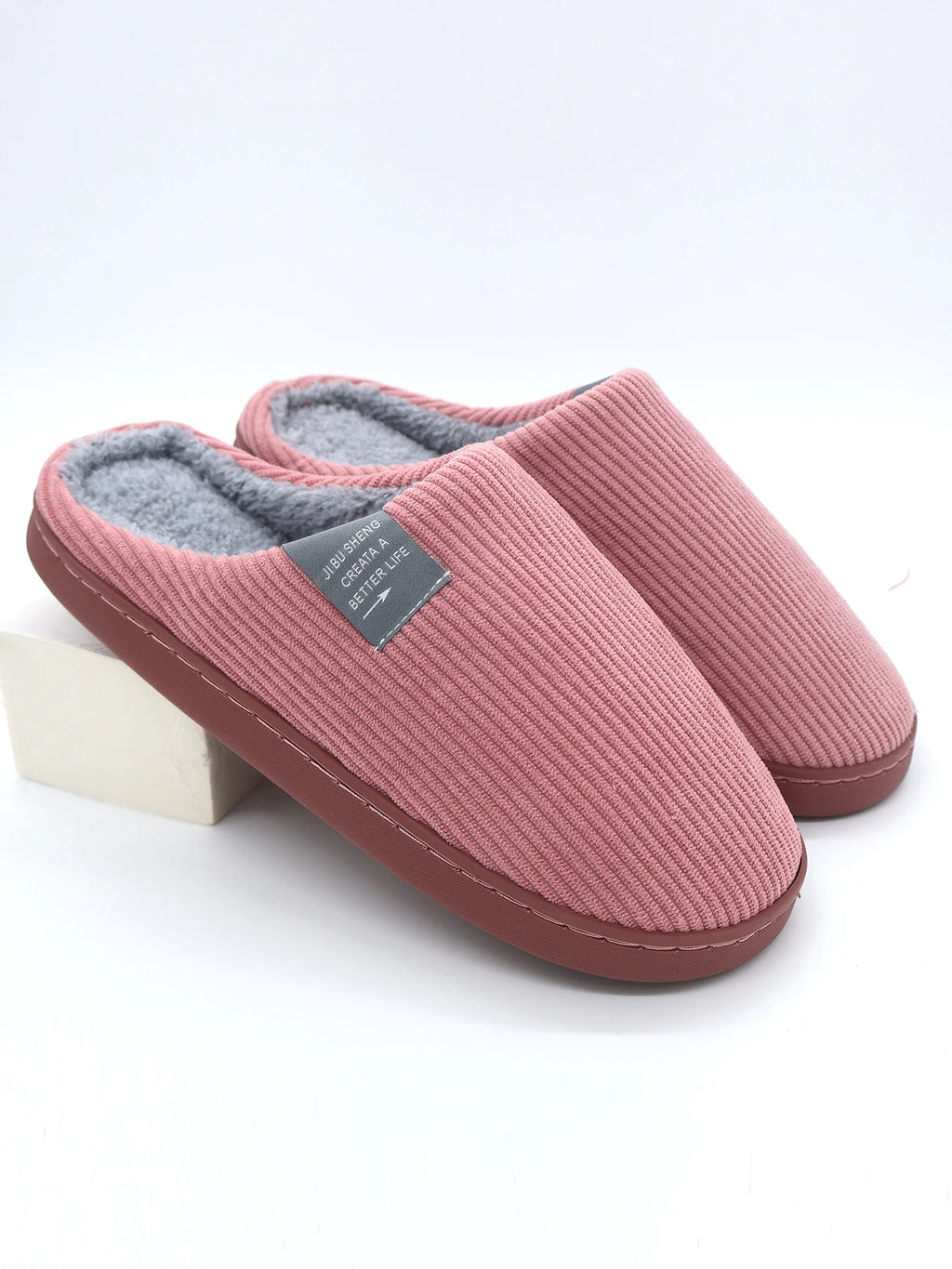 Pantoufle orthopédique femme semelle épaisse, confort hiver