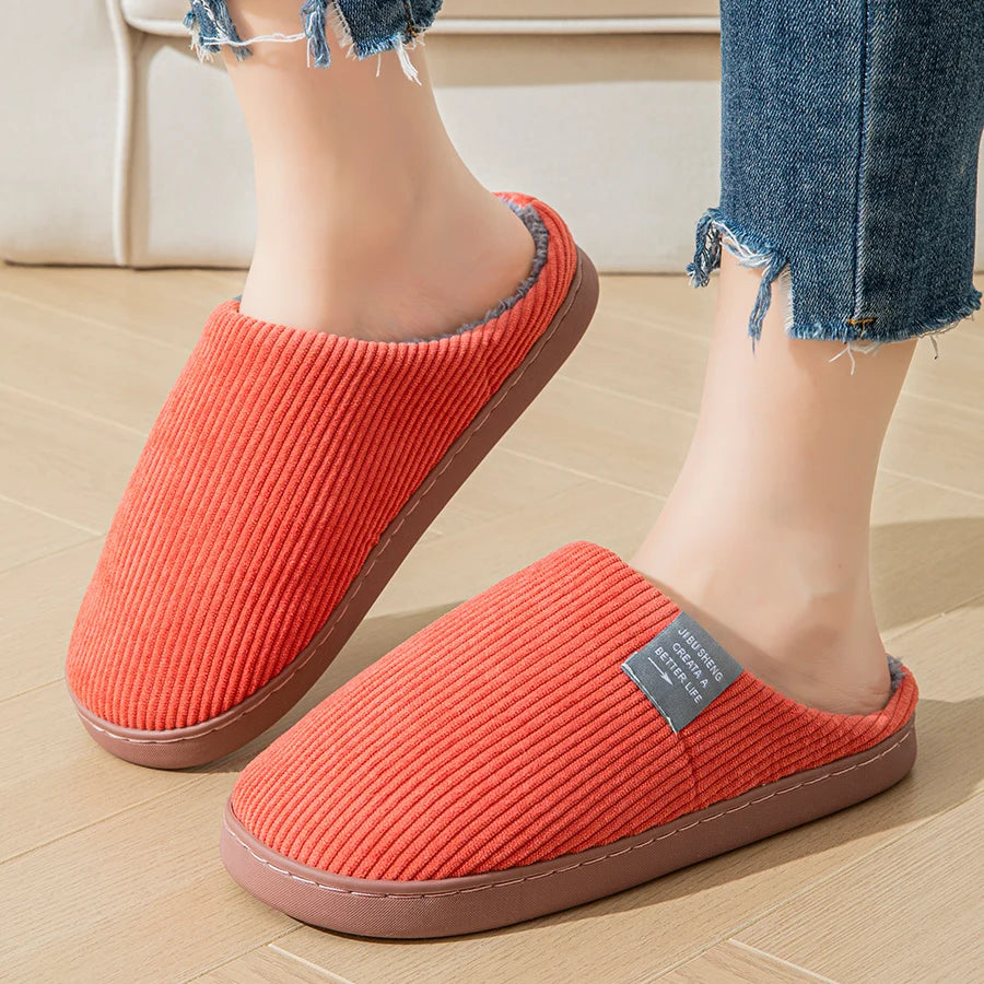 Pantoufle orthopédique femme semelle épaisse, confort hiver