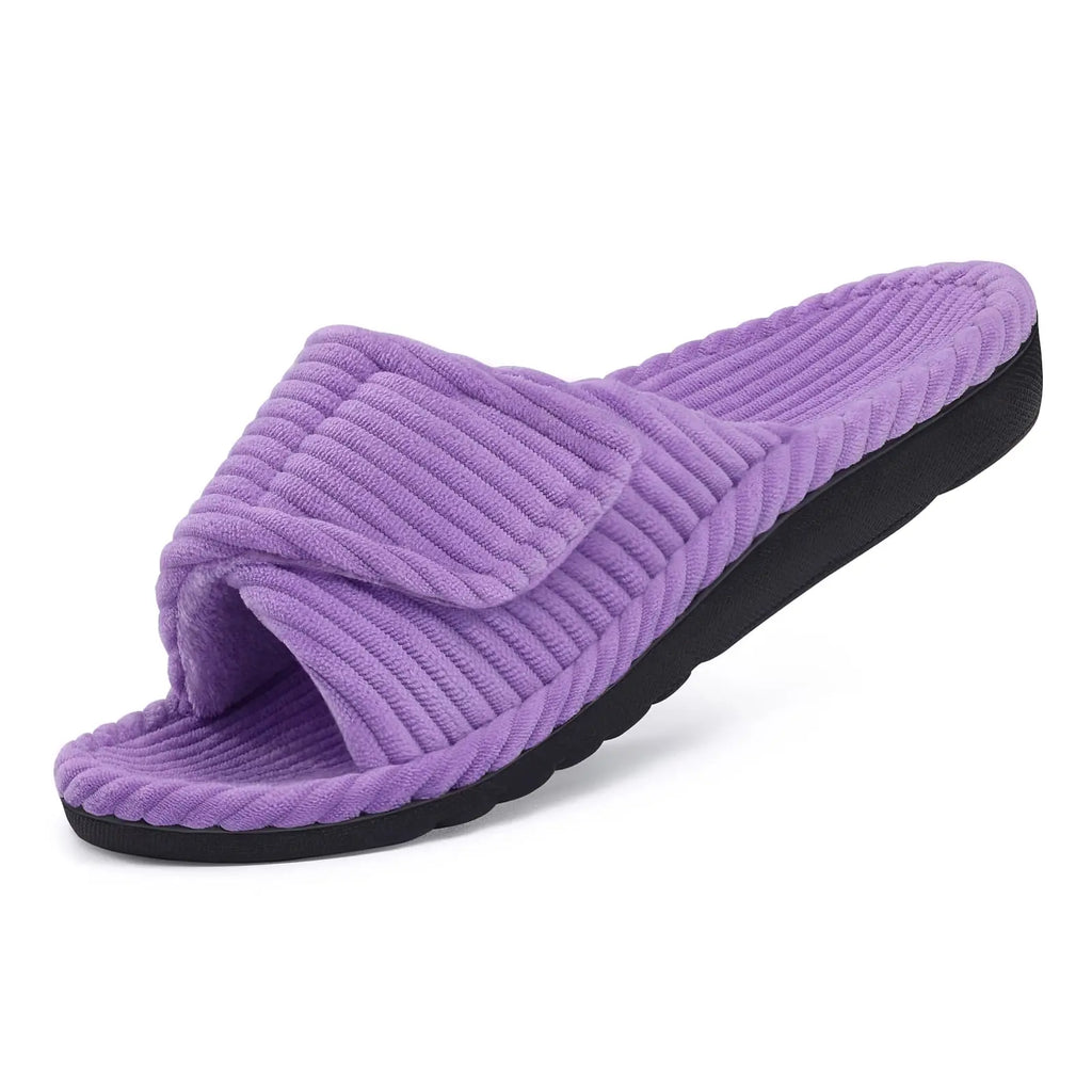 Pantoufle orthopédique femme mémoire de forme, violet