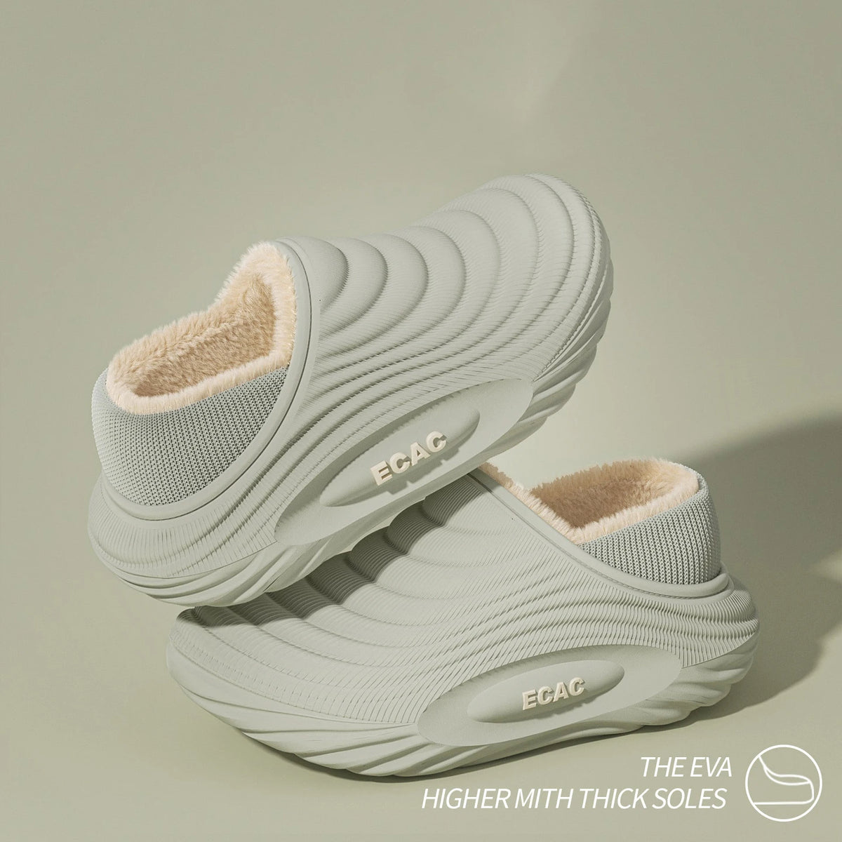 Pantoufle orthopédique femme semelle épaisse, confort hiver
