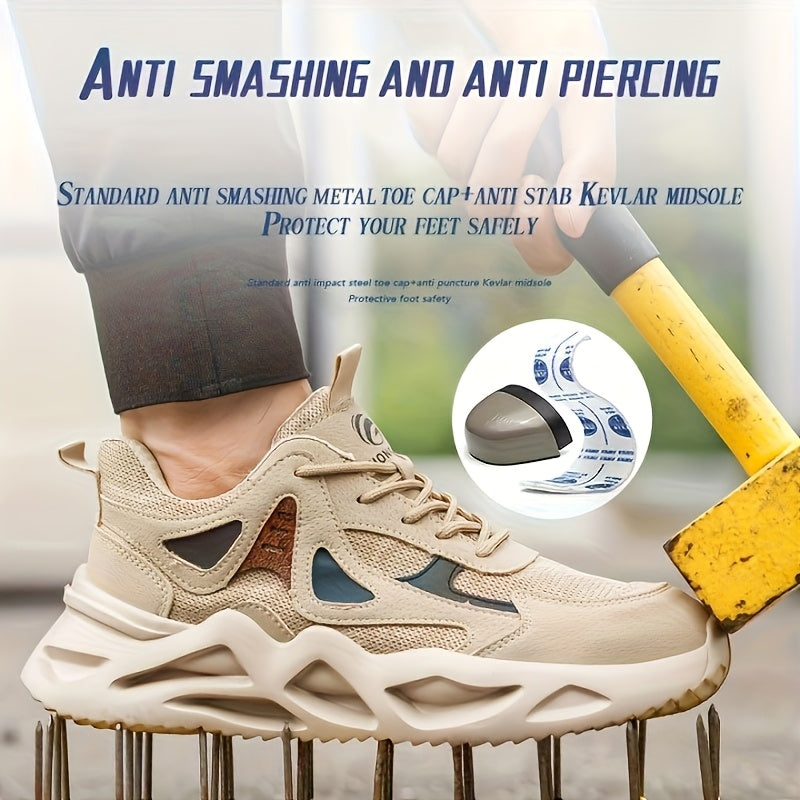 Chaussures de Travail Renforces pour Hommes avec Embout en Acier  Rsistantes aux Chocs Antidrapantes Rsistantes aux Perforations Idales pour les Travailleurs du Ptrole les Mtallurgistes  Tunnels Miniers Amnagement Paysager et Jardinage Cha