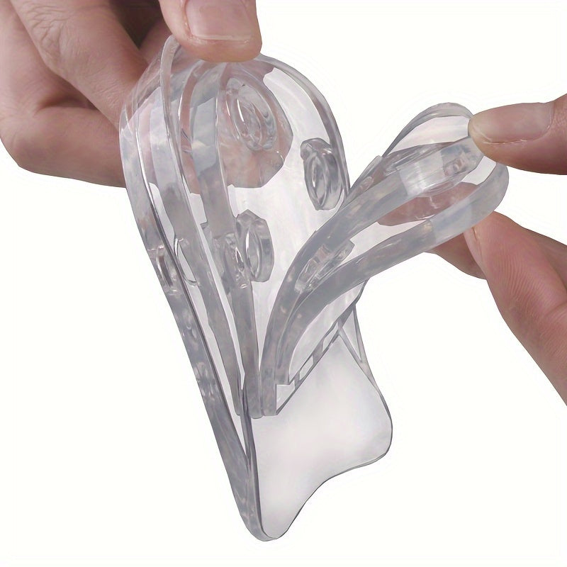 2pcs Semelles Ajustables 5 Couches  Inserts en Gel Coussinets de Chaussures  Hauteur Intrieure Augmente Confortable Coussin de Talon Transparent