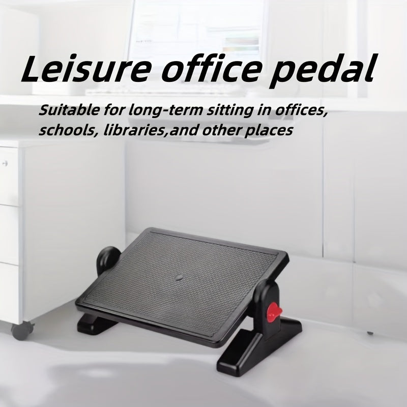 Reposepieds de bureau rglable en hauteur avec inclinaison ergonomique surface antidrapante matriau plastique robuste  Reposepieds de bureau multifonctionnel pour le confort et le soutien de la posture