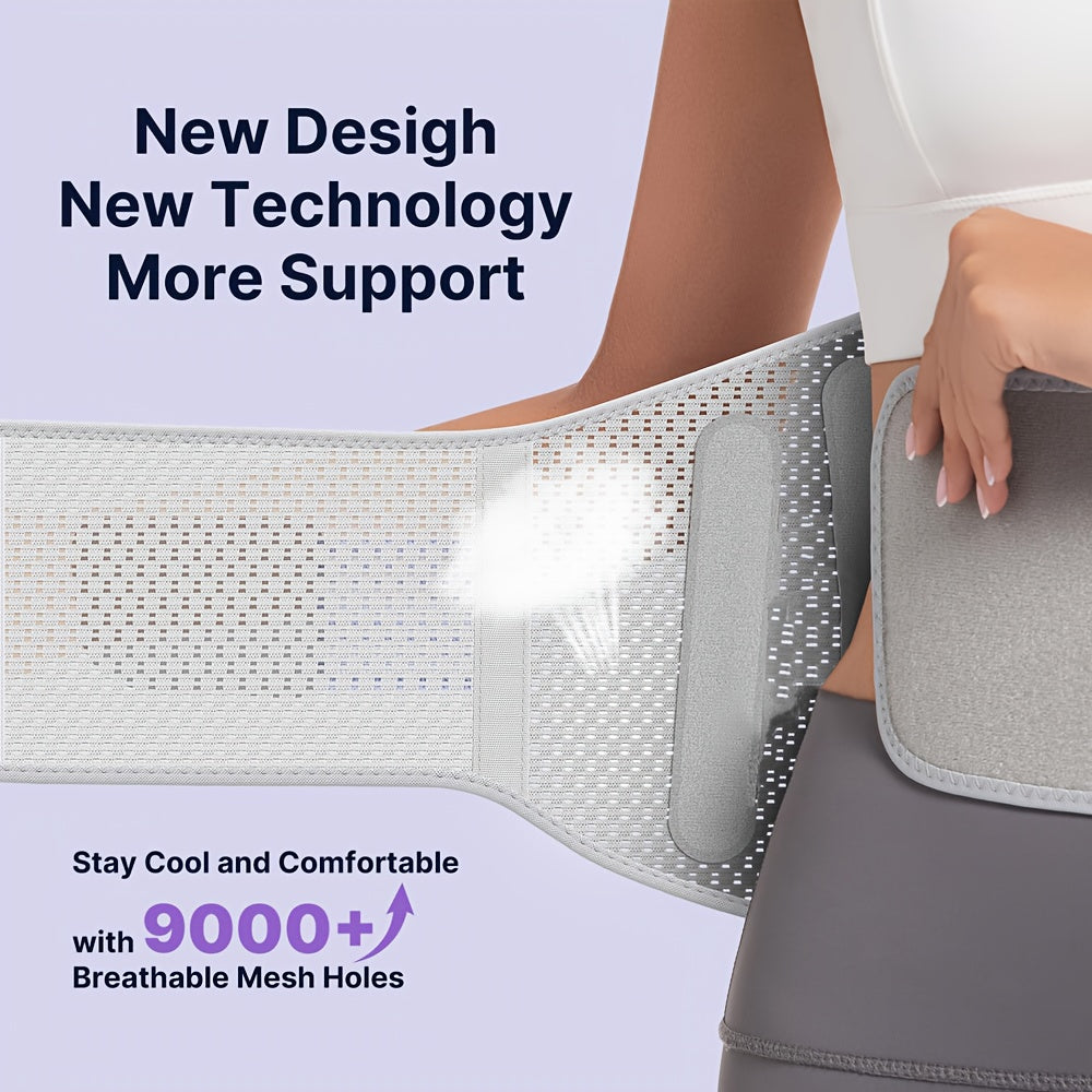 Ceinture Lombaire avec Coussin Lombaire pour Hommes Femmes Ceinture de Soutien Lombaire Respirante et Ajustable avec Systme de Support Bionique