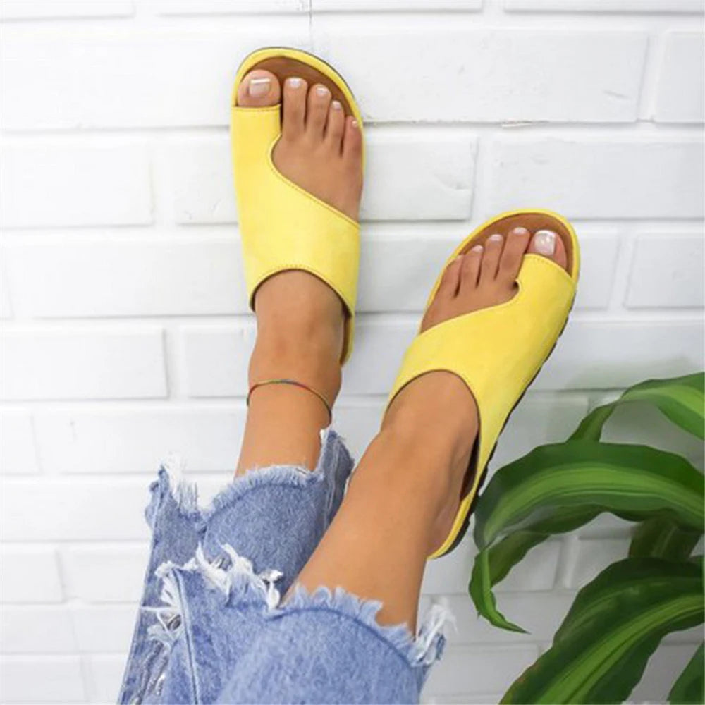 Sandale orthopédique femme hallux valgus, confort oignon