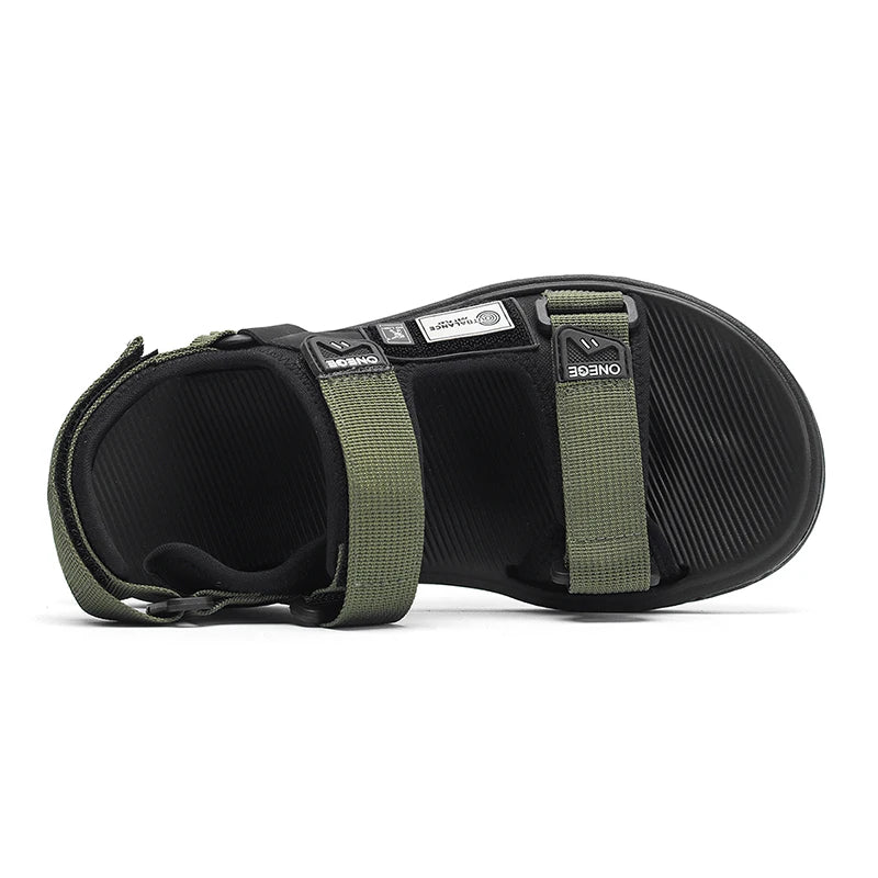 Sandale orthopédique homme à scratch, confort et maintien d'été