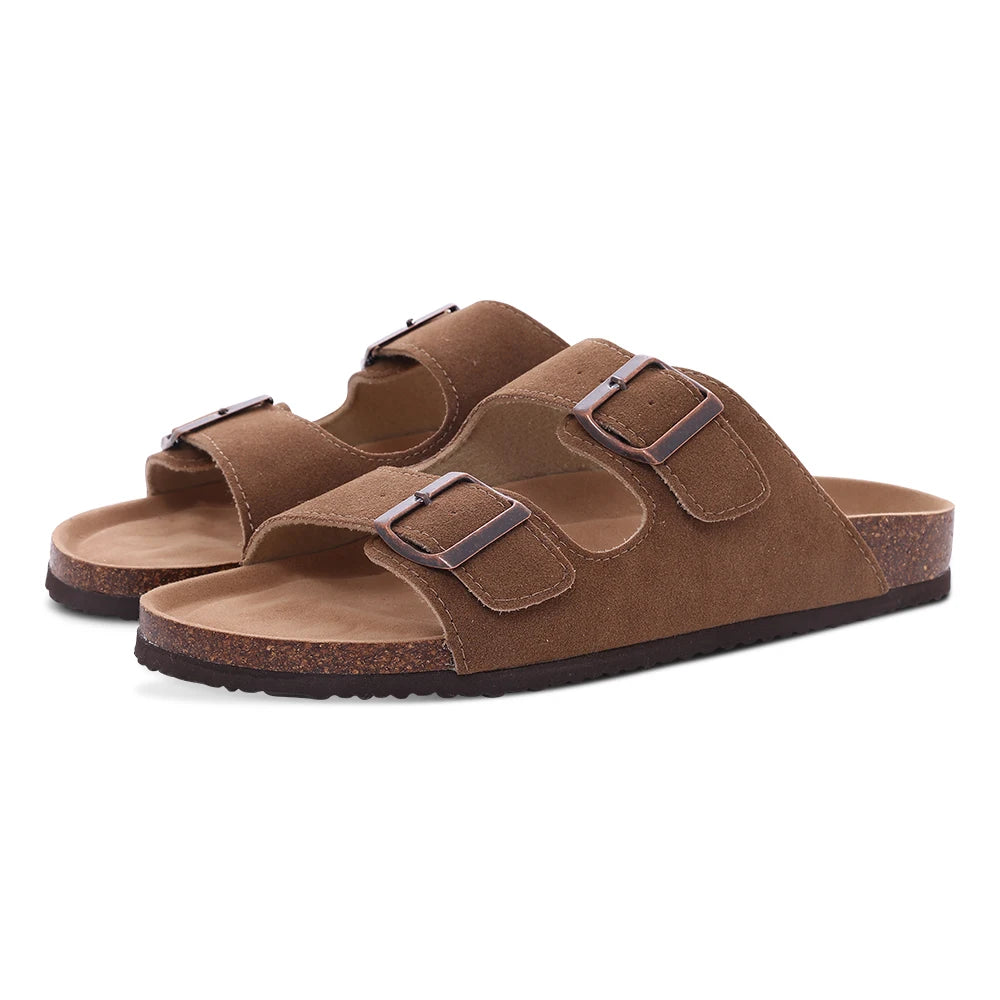 Sandale orthopédique liège femme, marron