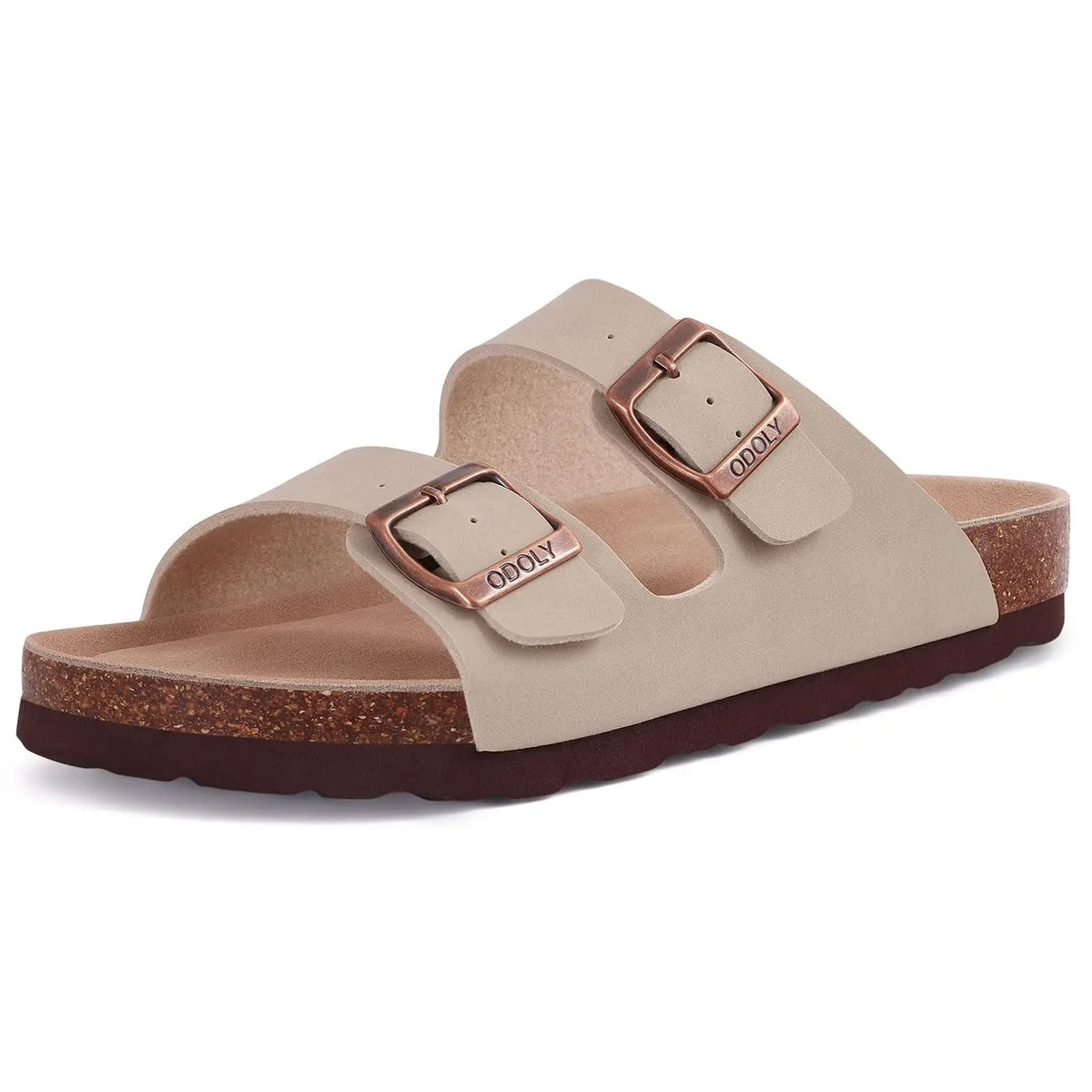 Sandale orthopédique liège femme, gris